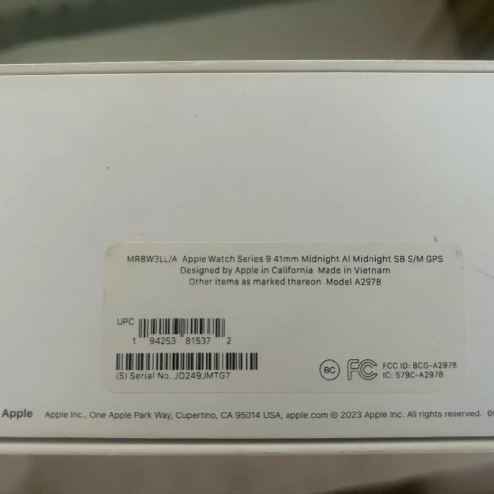 Apple Watch Series 9 41MM- New Open Box